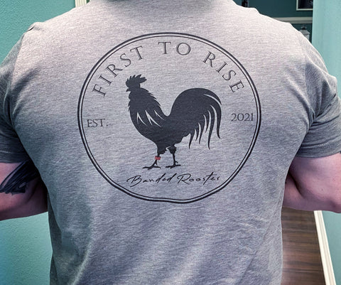 First to Rise - Banded Rooster